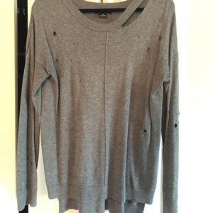 Trouve distressed sweater